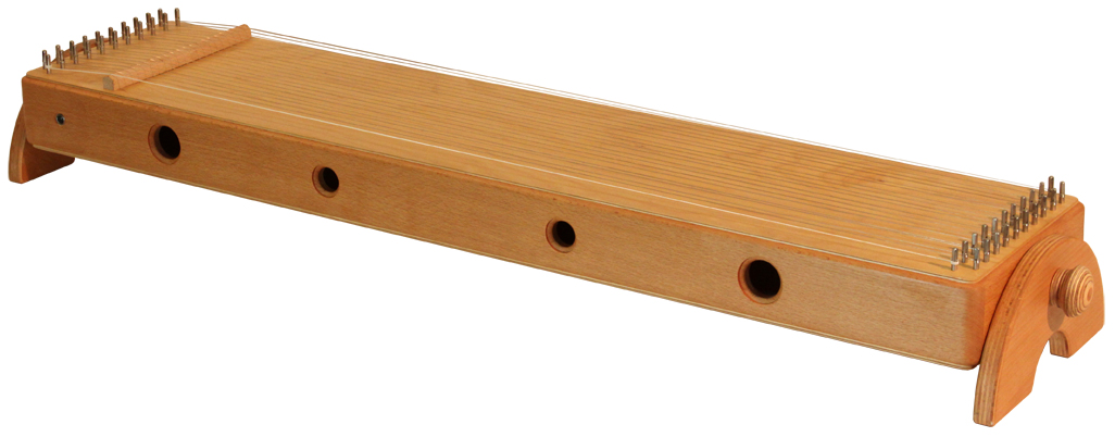 Allton Konzert-Monochord mit kleinen Füßen, einseitig bespannt, 109 cm