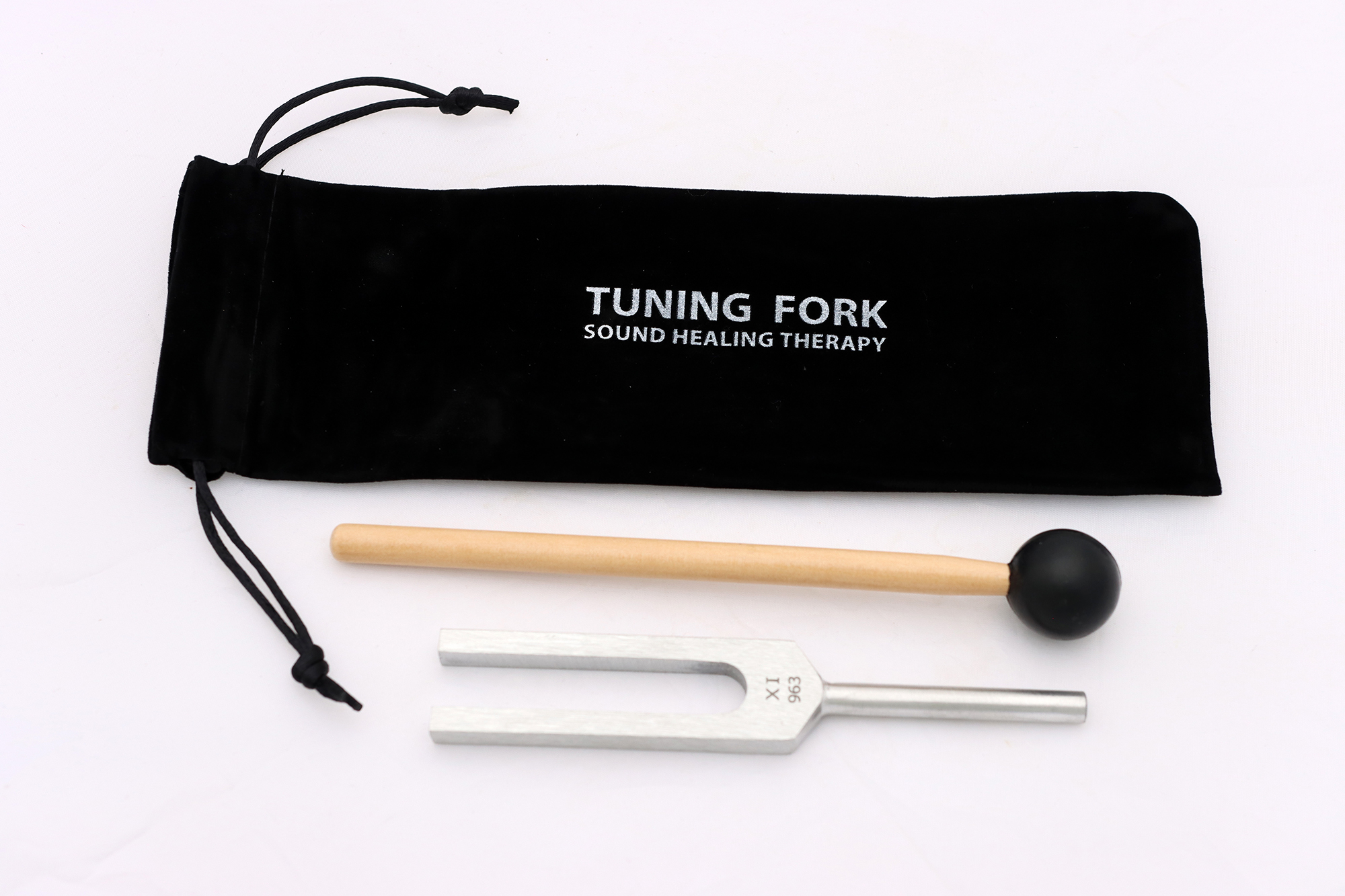 Stimmgabel, Alu, mit Klöppel, 963 Hz