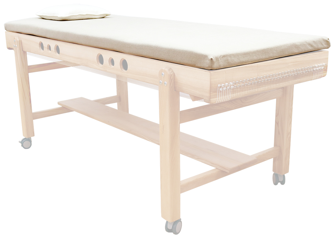 Schaumstoffmatte, Bezug Polsterstoff Aquaclean für Monochord Behandlungsliege Momo