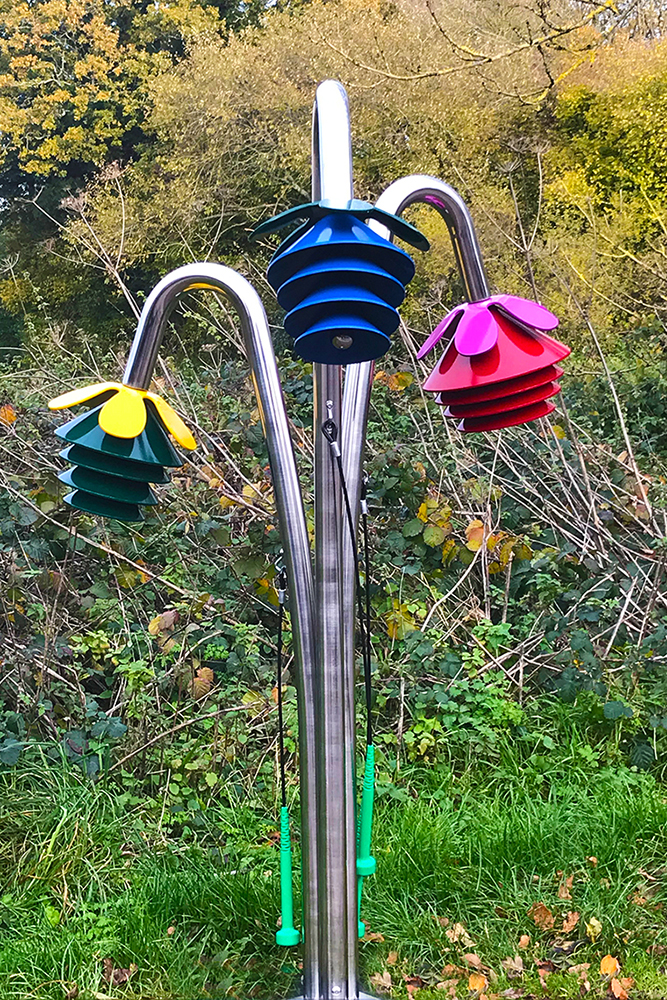 Glockenblumen-Set HARMONIE, DUR, zum Einbetonieren, Outdoor