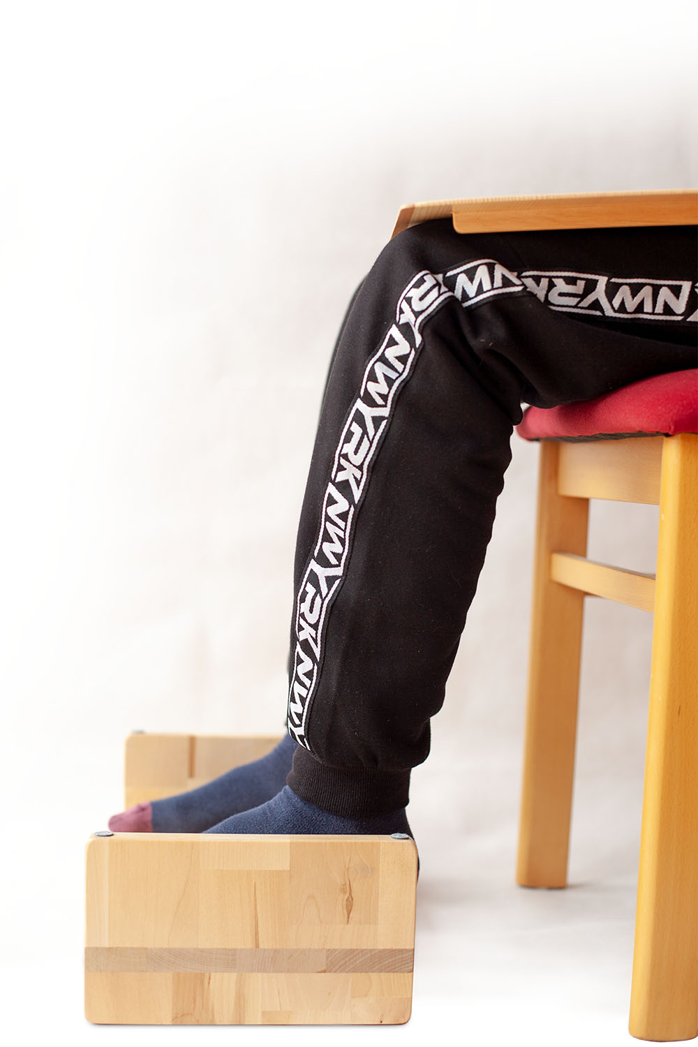 Fußhocker, Fußbank für SoundPad, Holz, 6 oder 10 cm hoch, 44 x 24 x 14 cm