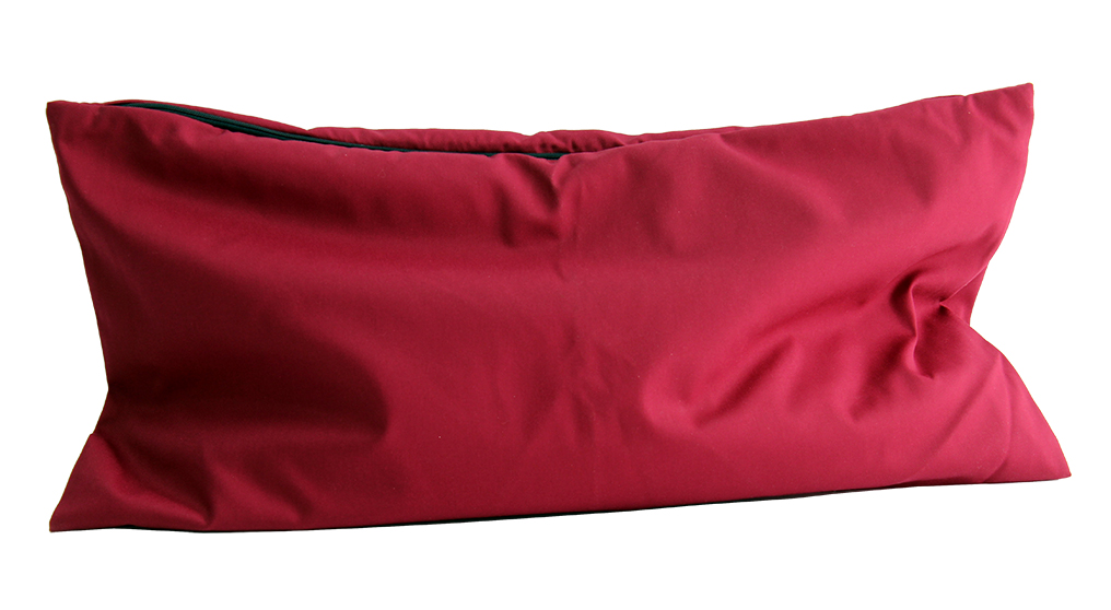 Lagerkissen/ Unterlegkissen, 30 x 60 cm, weinrot