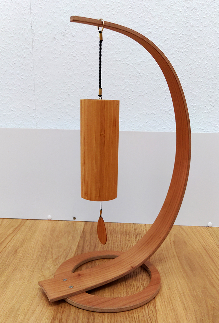 Koshi-Ständer, Bogenelement, Kirschbaumfurnier