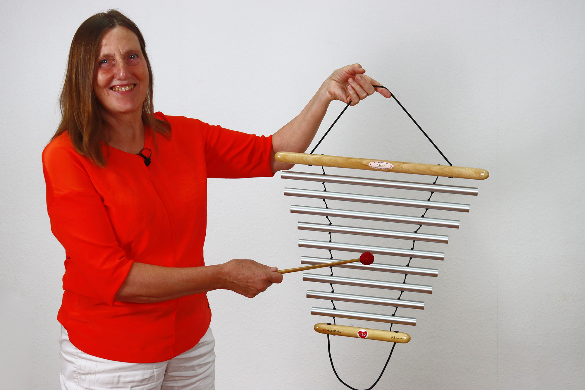 Aureliofon - Aureliophone, Abendstimmung, Klangspiel mit 9 Röhren, 432 Hz, inkl. Tasche * Schlägel