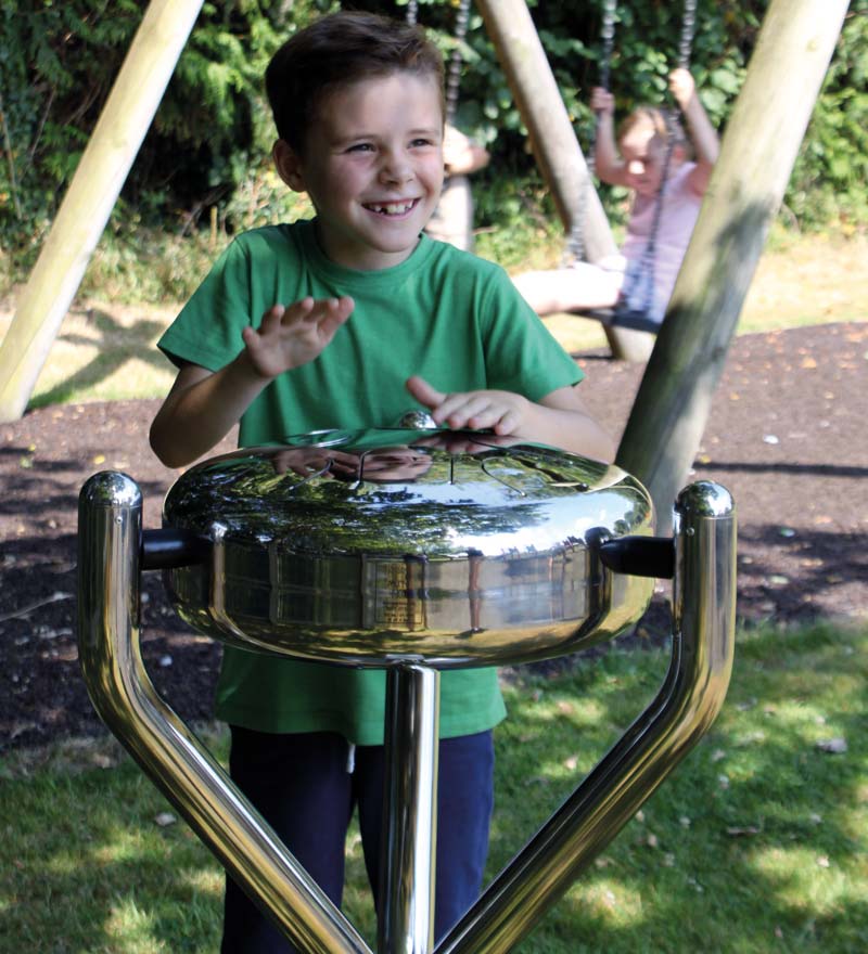 Outdoor-Hapi BABEL-DRUM LARGE, mit Bodenplatte zum Anschrauben