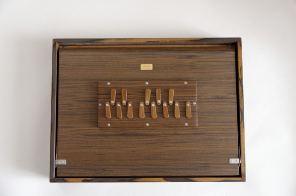 Shrutibox Recon, groß, 432 Hz, 13 Töne, chromatisch, c-c