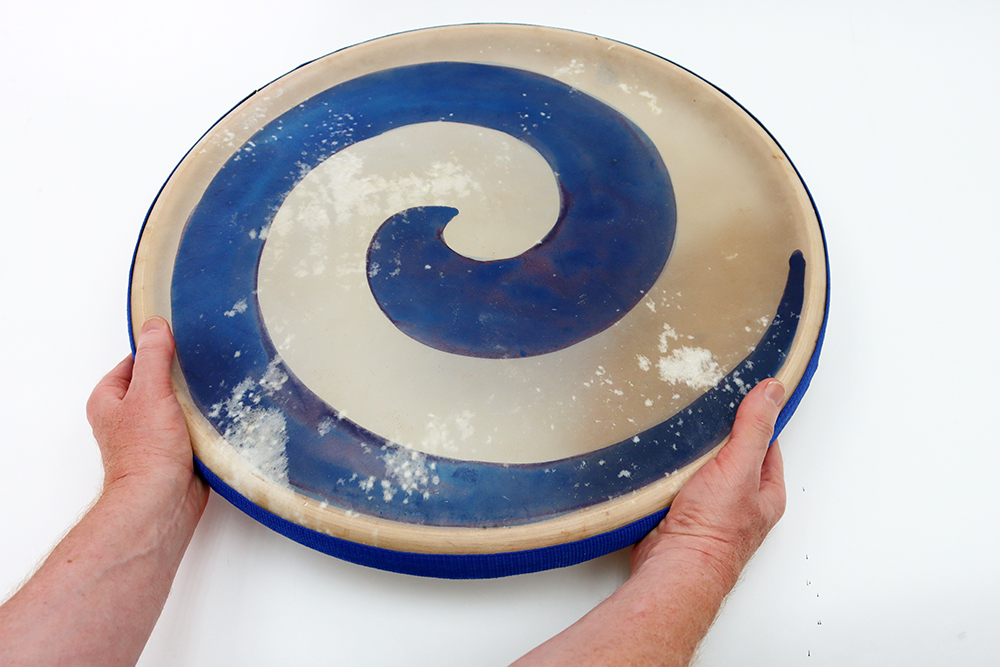 Allton Brandungstrommel, Oceandrum, 50 cm, Naturfelle, Stahlkugelfüllung