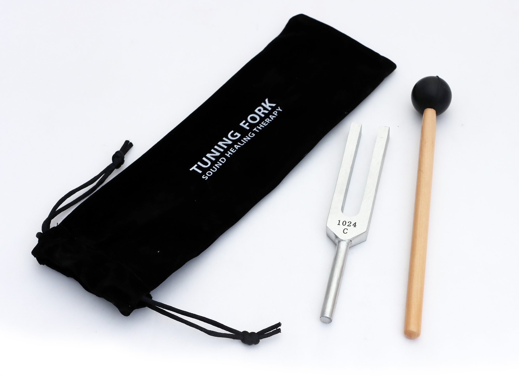 Stimmgabel, Alu, mit Klöppel, 1024 Hz