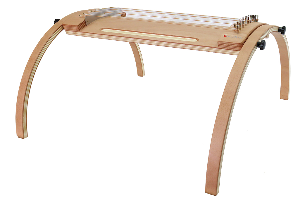 Behandlungsmonochord mit Bogenfüßen, Spürmonochord WÖLBI, Modell C