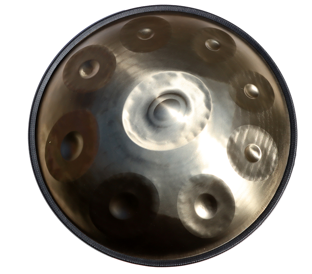 Handpan, standard, Stimmung D-Amara, Edelstahl, 8+1 Töne, 432 Hz