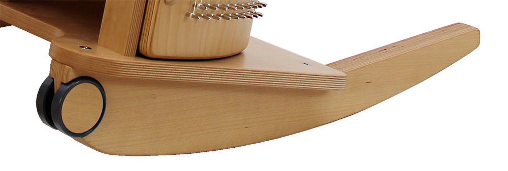 Kufen mit integrierten Rollen