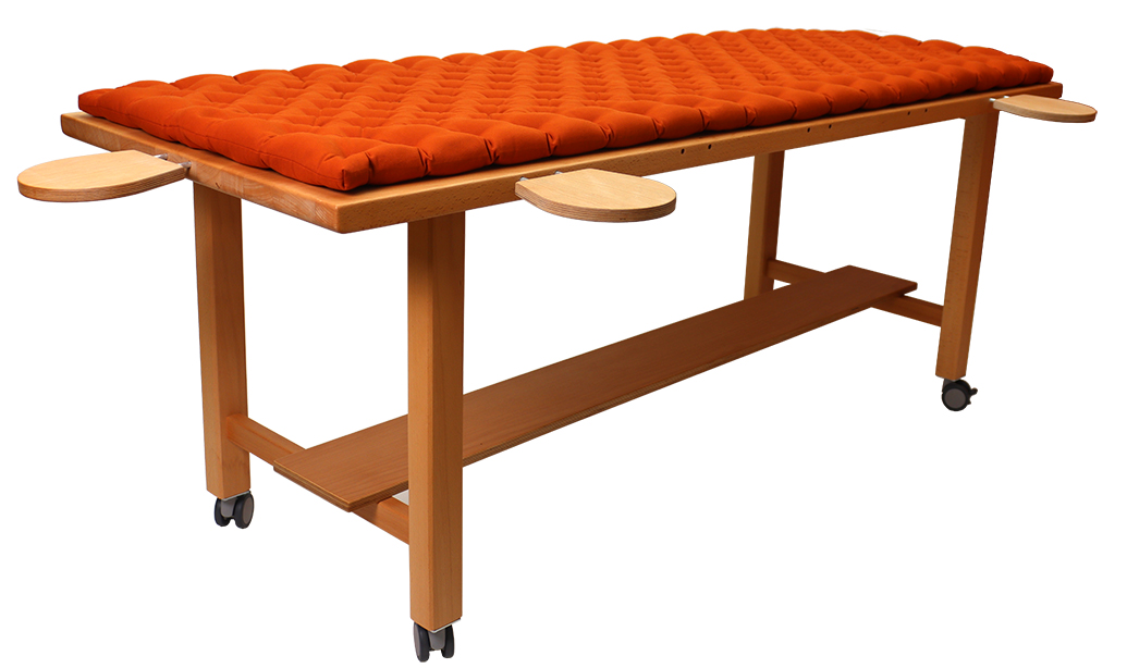 Allton Klangmassage-Behandlungsliege, Modell Solid, Buche