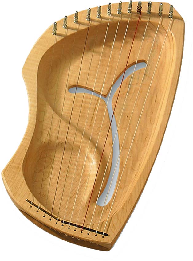 pentatonische Leier LDP, Auris, 12 Saiten