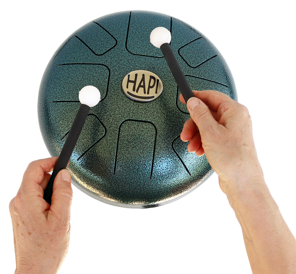 Hapi-Drum Grün, inkl. deutscher Anleitung
