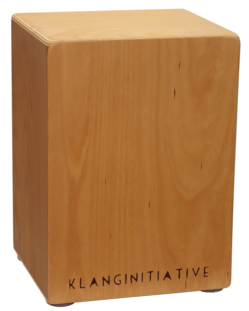 Cajon Bass, Schlagzeug-Holztrommel, Klanginitiative, Buche, geölt