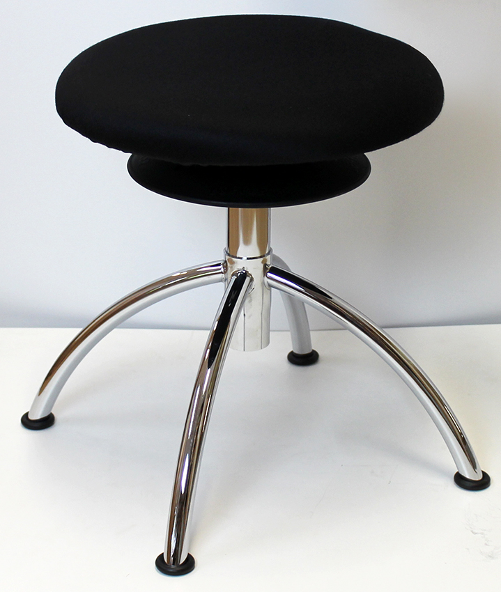 Ergohocker ohne Rollen mit allseits beweglicher Sitzfläche (ERGOTOP-Technologie) von Löffler