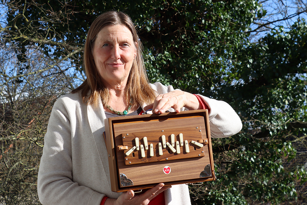 Shrutibox, Monoj-K, klein, Indien, 1 Oktave, 432 Hz