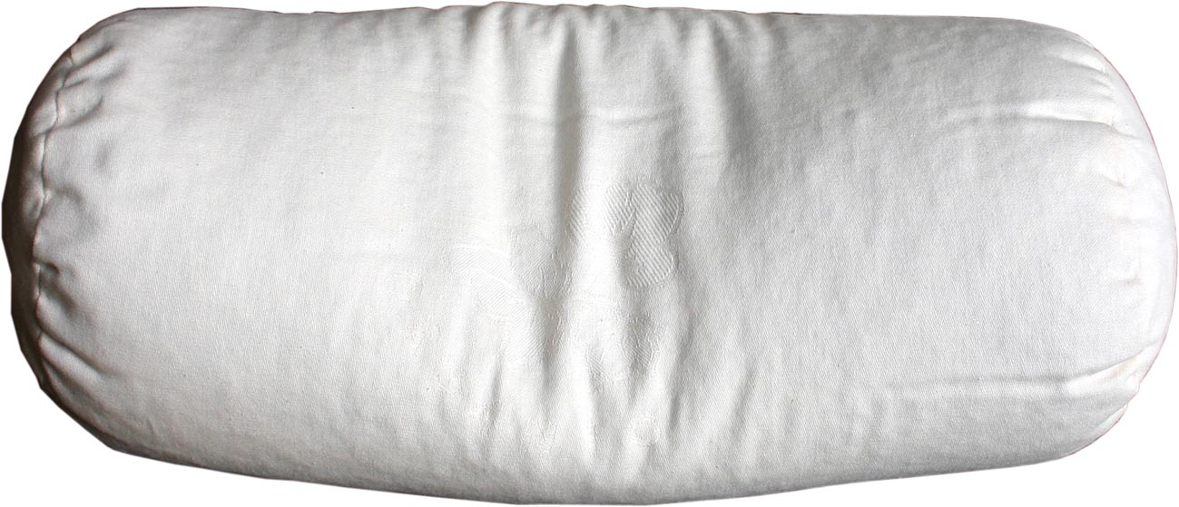 Nacken/Knierolle gefüllt mit Dinkelspreu, 40x15 cm für Klangwiege