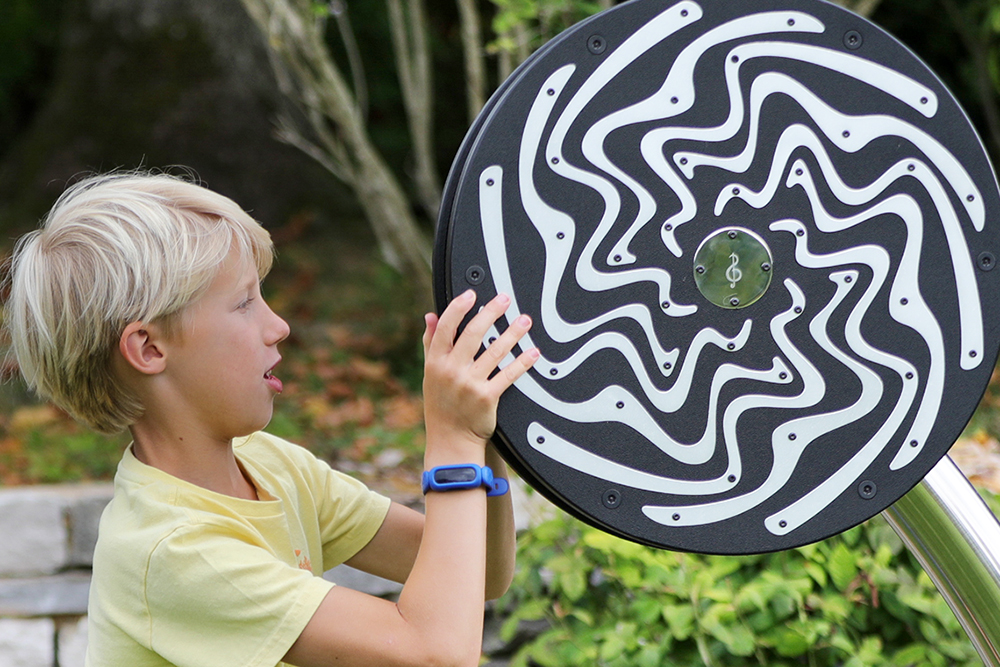 Regentrommel, Outdoor-Objekt, zum Einbetonieren