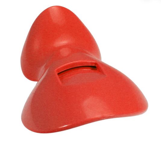 Nasenflöte Bocarina classik, Kunststoff, rot