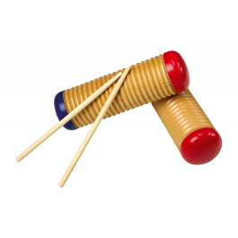 Guiro/Ratsche klein 2-er Set