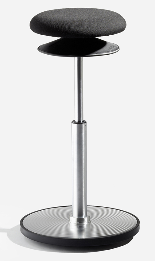 Ergohocker, Bodenwipper L, mit allseits beweglicher Sitzfläche (ERGOTOP-Technologie) von Löffler