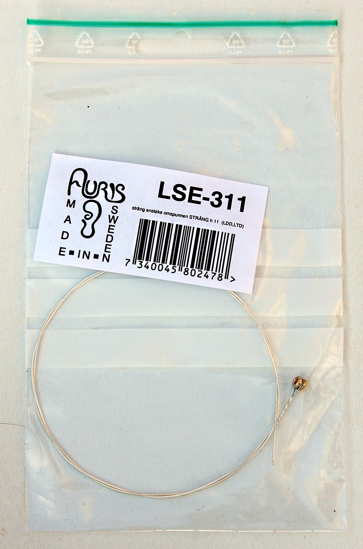 Einzelsaite, umsponnen, für Auris Leier