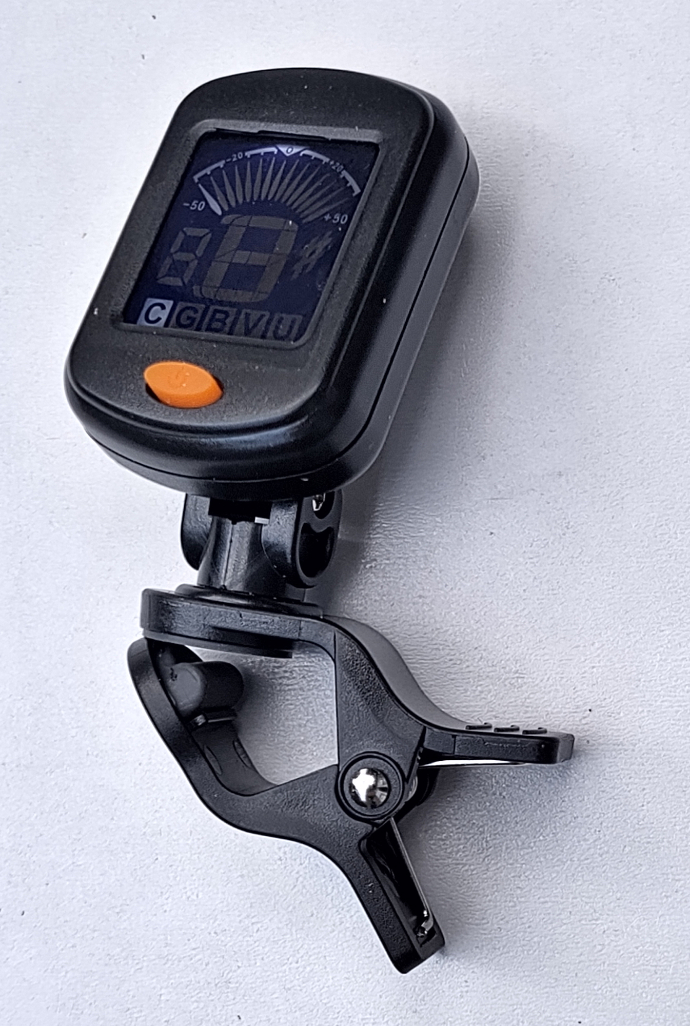 Anklemm-Stimmgerät, chromatisch, 440 Hz, inkl. Batterie