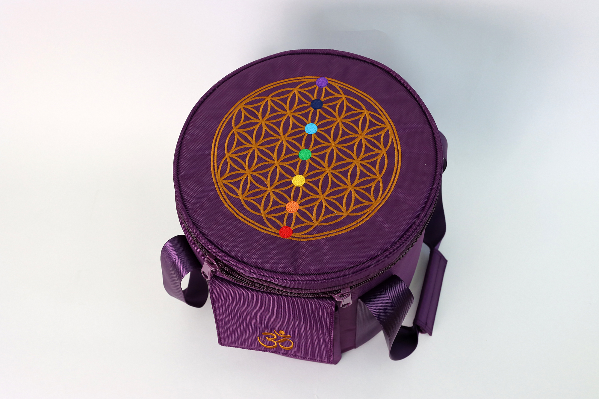 Tasche für Kristall-Klangschale, violett, 30 x 30 cm