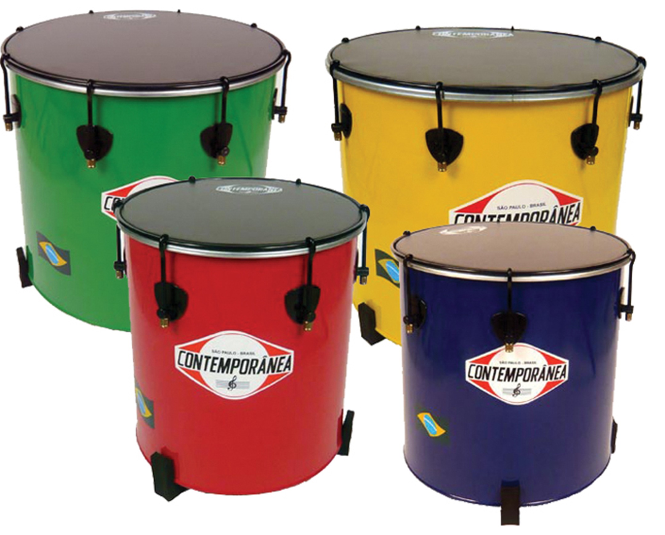 Basstrommel-Set Surdos 30: 36, 41 und 46 cm