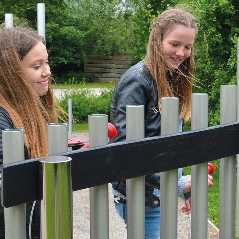 Freechimes Soprano, diatonisch, 8 Töne, Outdoor-Röhrenglockenspiel zum Einbetonieren