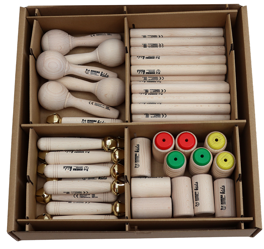 Junior 1+ Set, 41 Orff-Instrumente