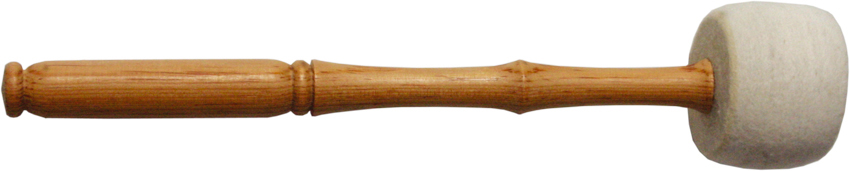 Großer Holzschlägel mit Filz für Klangschalen ab 2000 Gramm