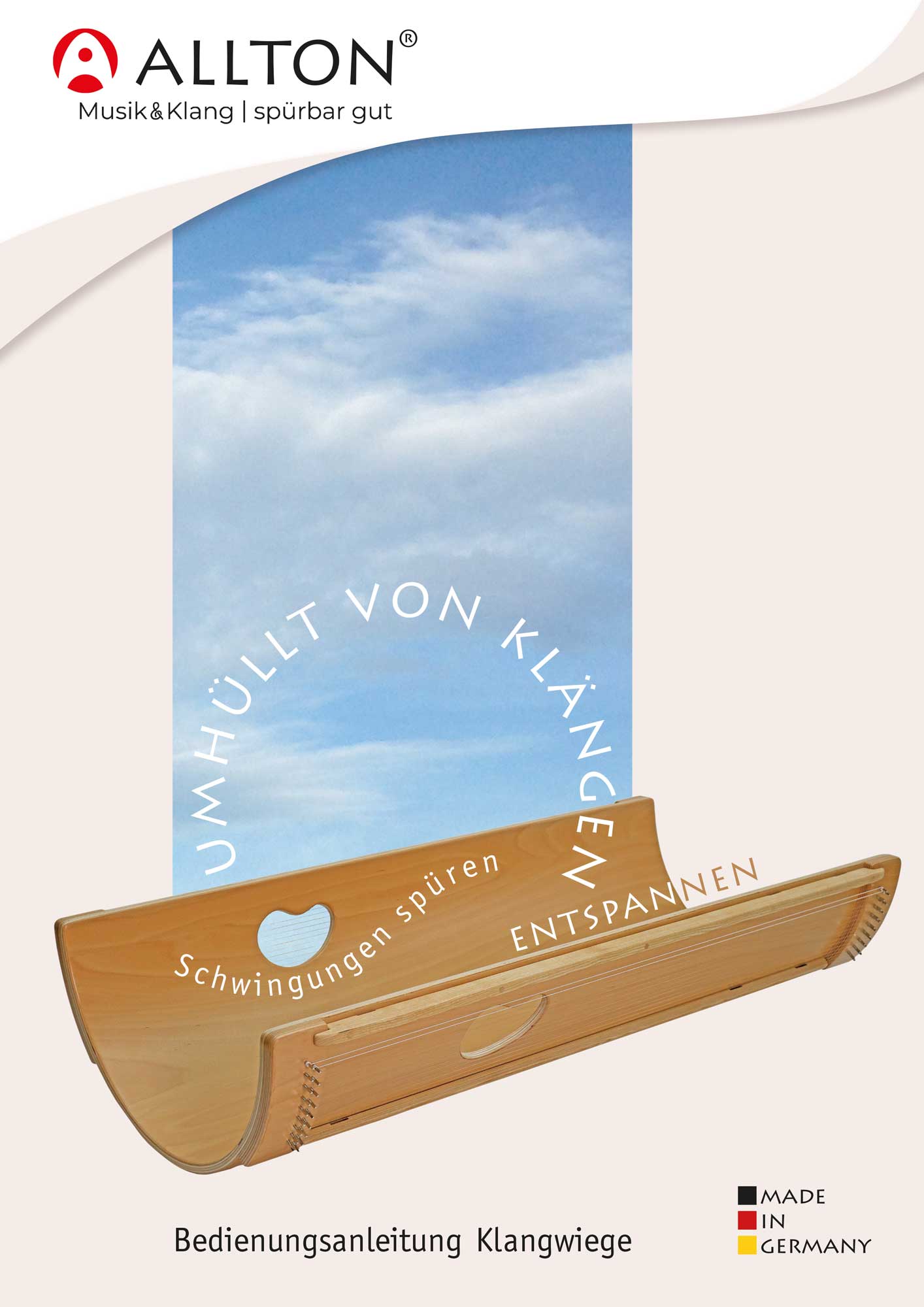 Bedienungsanleitung für die Klangwiege, 24 Seiten