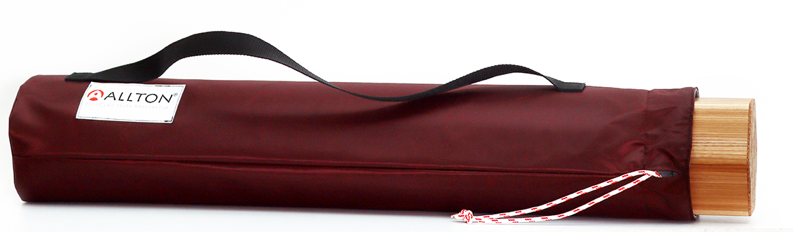 Taschen für Regenklangsäulen, Nylon, gefüttert mit Tragegriff, Bordeaux