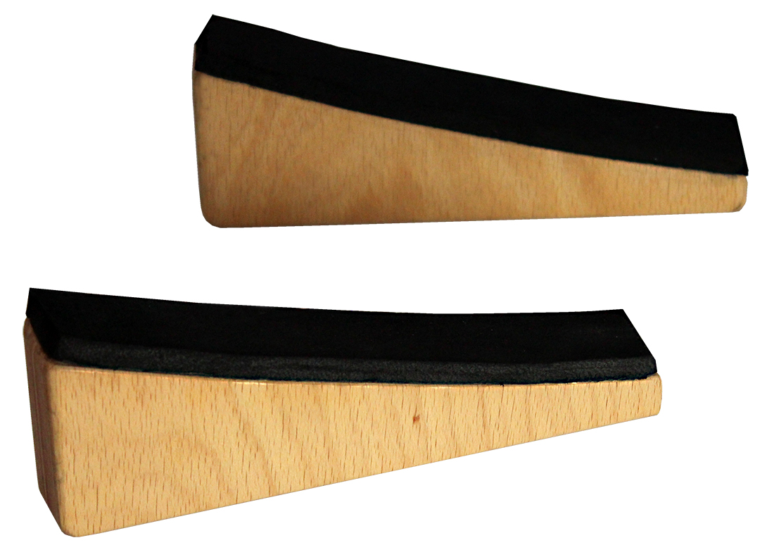 Fixierkeil mit Gummiauflage für den Klangschaukelstuhl (1 Paar)